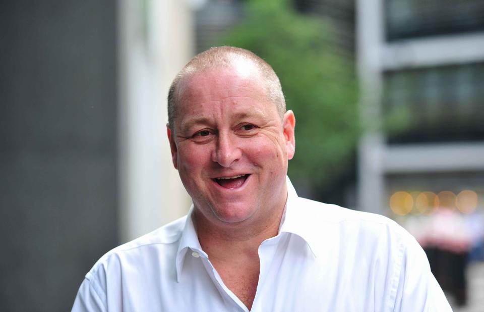 Mike Ashley arriving in court ahead of his case with Jeffrey Blue in 2017 (Nick Ansell/PA) (PA Archive)