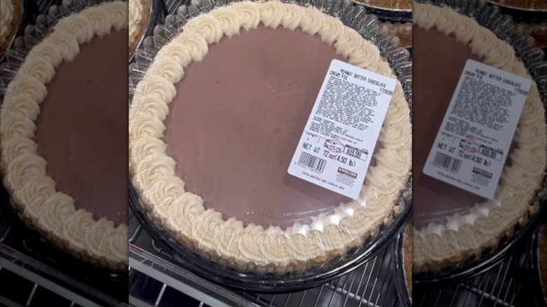 Peanut butter chocolate pie from Costco 