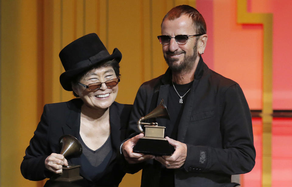 Yoko Ono and Ringo Starr