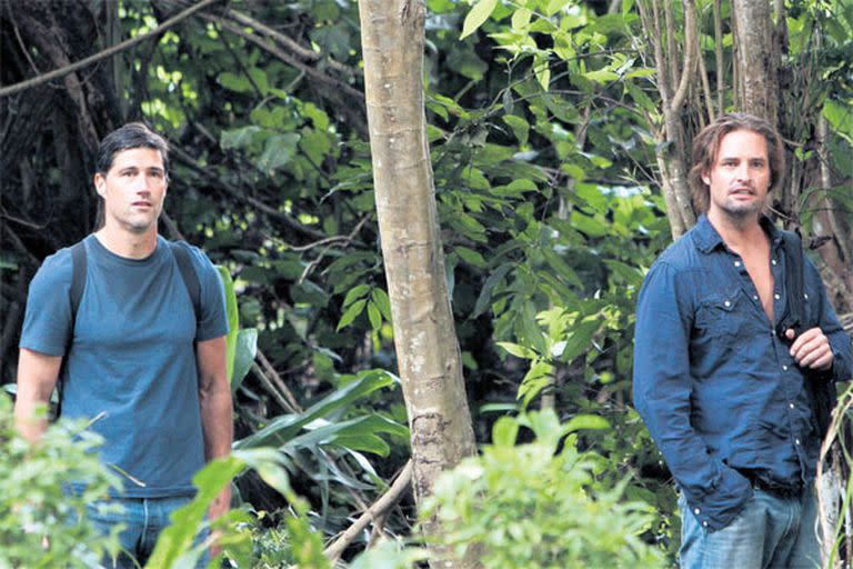 Jack (Matthew Fox) y Sawyer (Josh Holloway), los dos fuertes protagonistas que se disputaron el liderazgo y a Kate (Evangeline Lilly) durante toda la serie