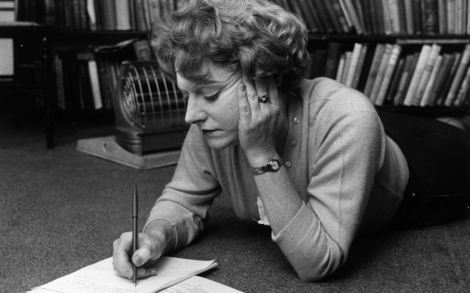 Muriel Spark at work in Edinburgh, 1960 - Getty