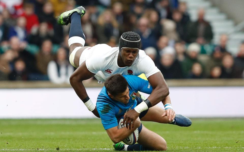 England 36 Italy 15: Azzurri ruck tactics baffle hosts as Eddie Jones's men avoid almighty scare at Twickenham