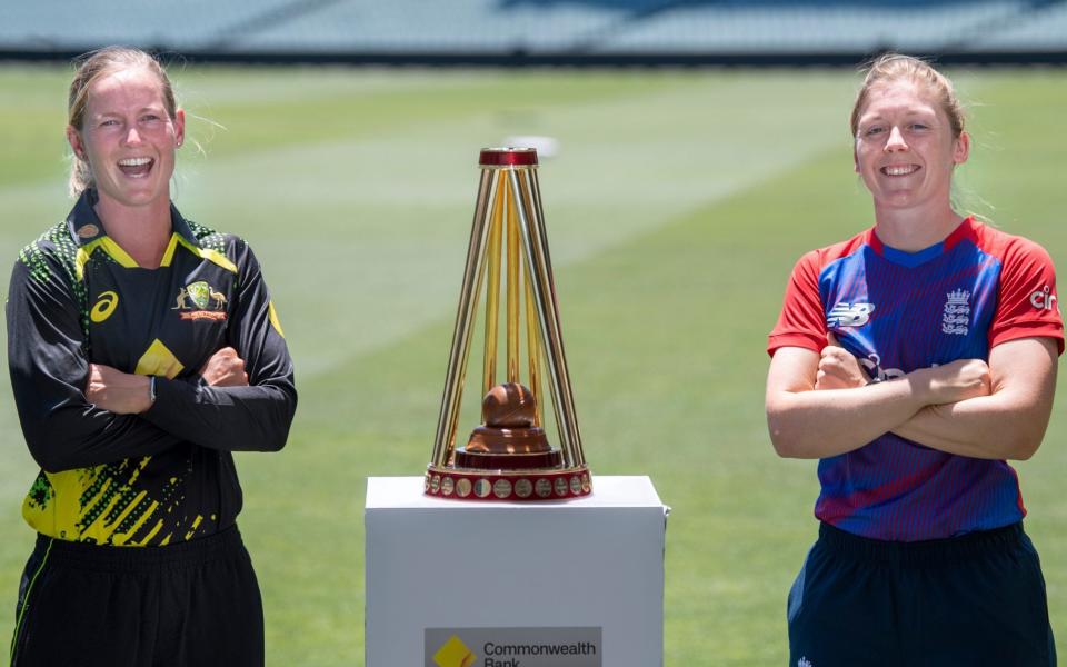 Meg Lanning (left) and Heather Knight - How England can upset the odds and beat Australia in the Ashes Test - GETTY IMAGES