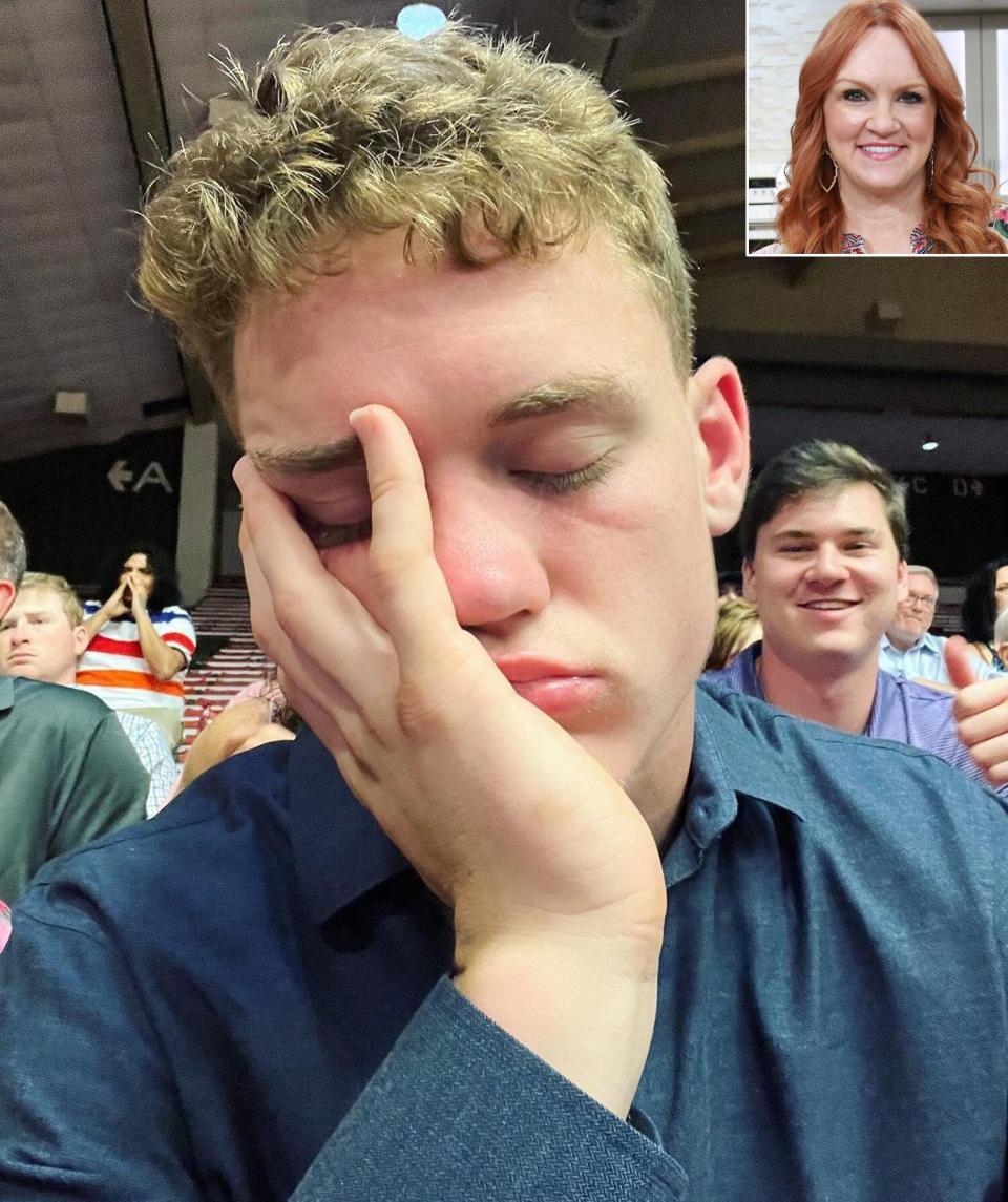 Todd Drummond Asleep at Graduation