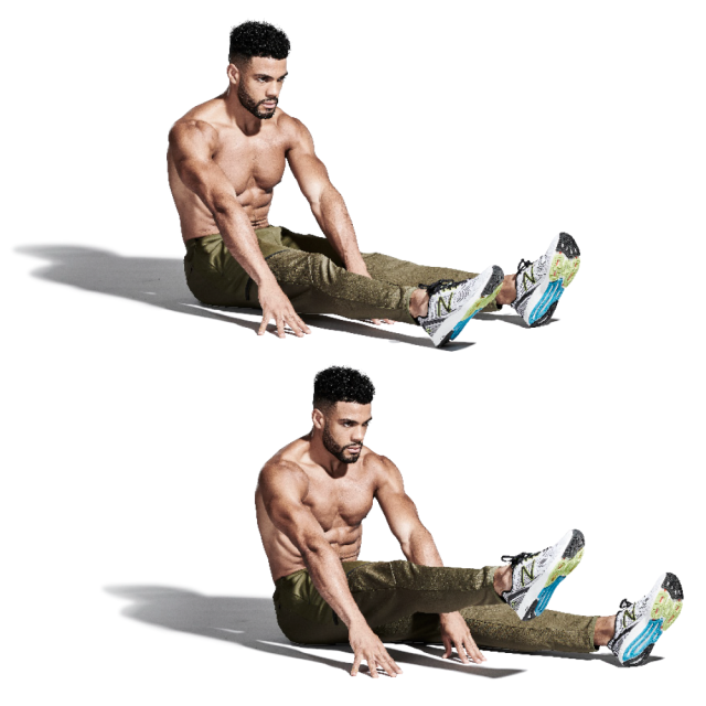 Parallette L-Sit Abs Progression Gives Your Core a Challenge