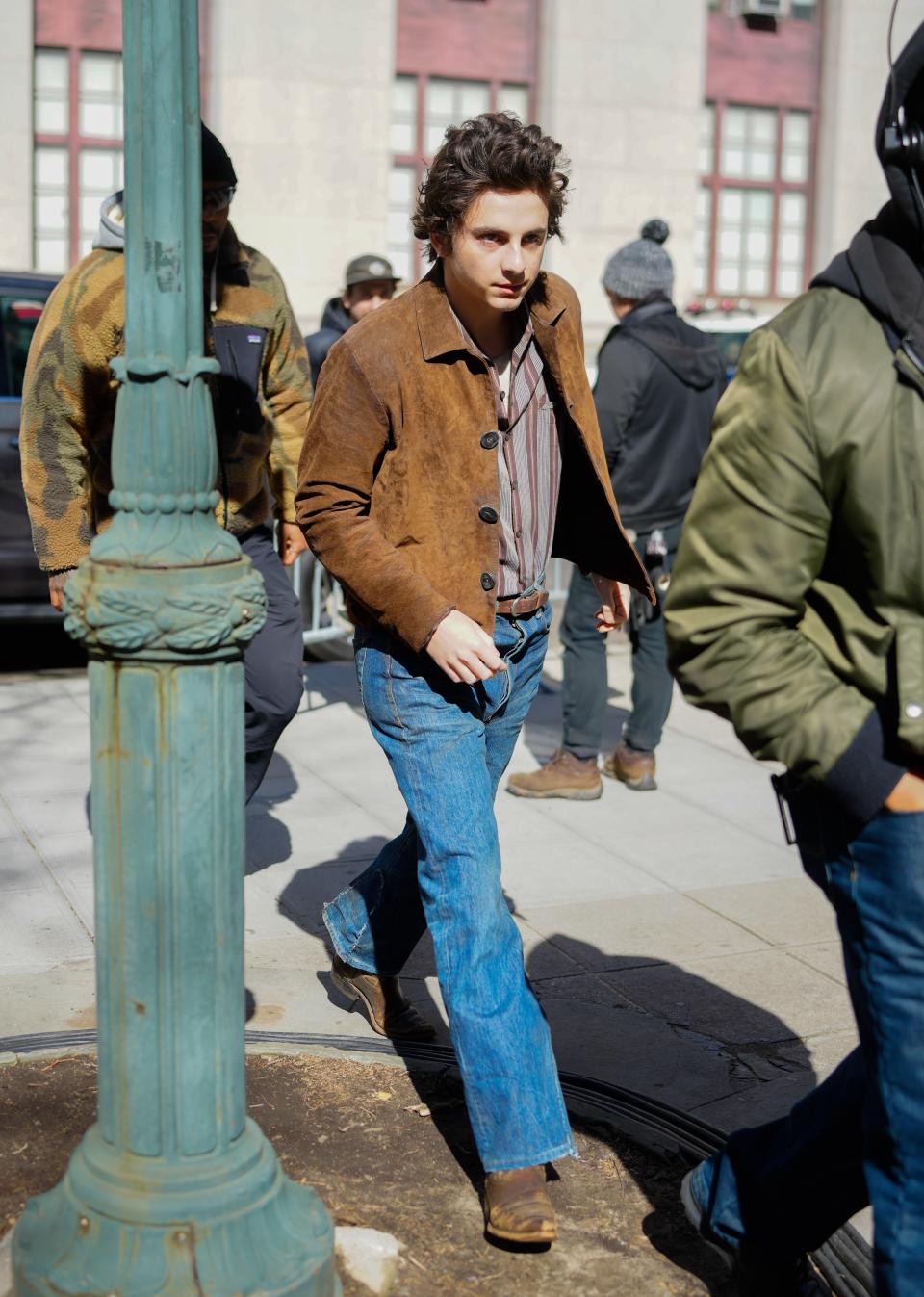 <h1 class="title">Celebrity Sightings In New York City - March 24, 2024</h1><cite class="credit">Gotham</cite>