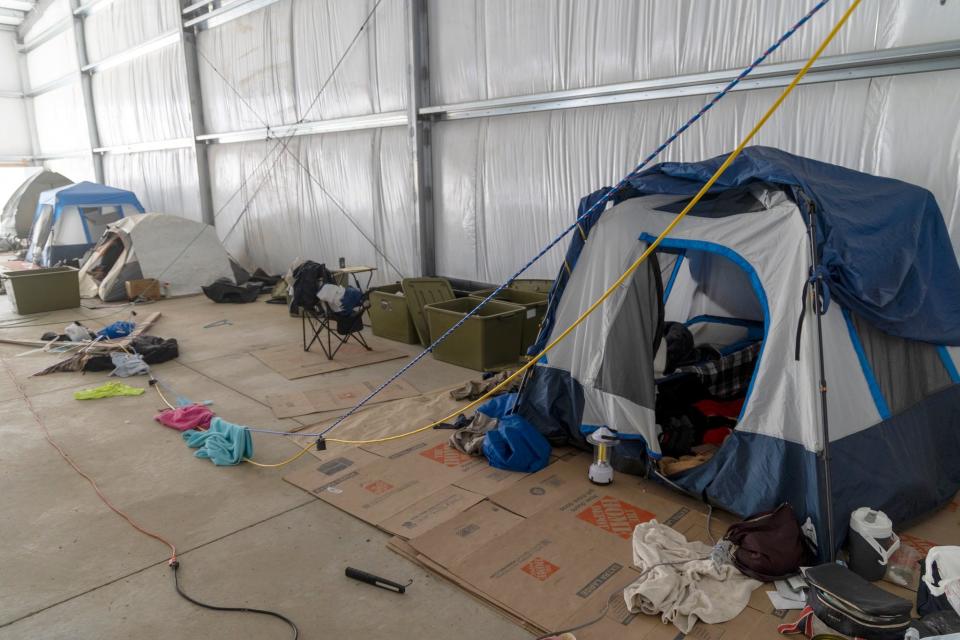 Workers on illegal cannabis grows like this one in Jackson County, Oregon, are sometimes lured to the region with promises of hotel rooms and six-figure salaries. They often live in squalor without a bed or clean water.