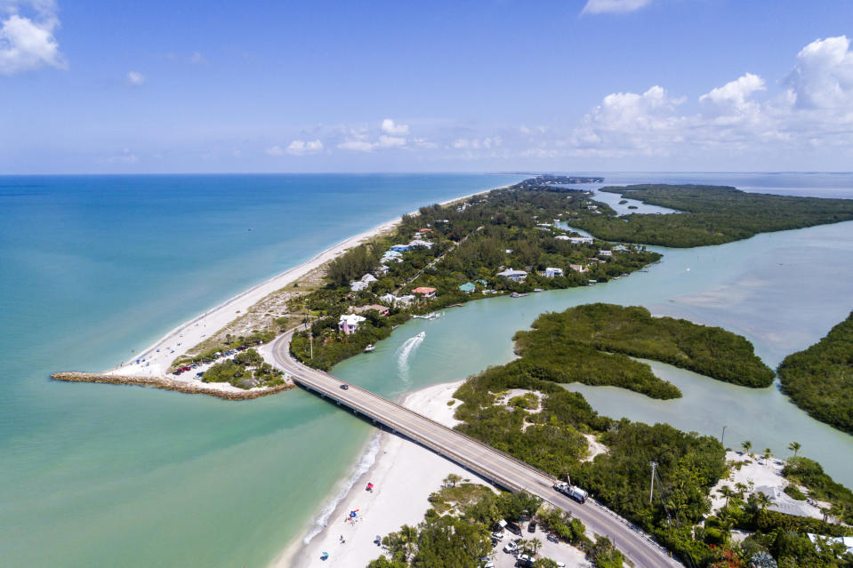 Captiva Island from above