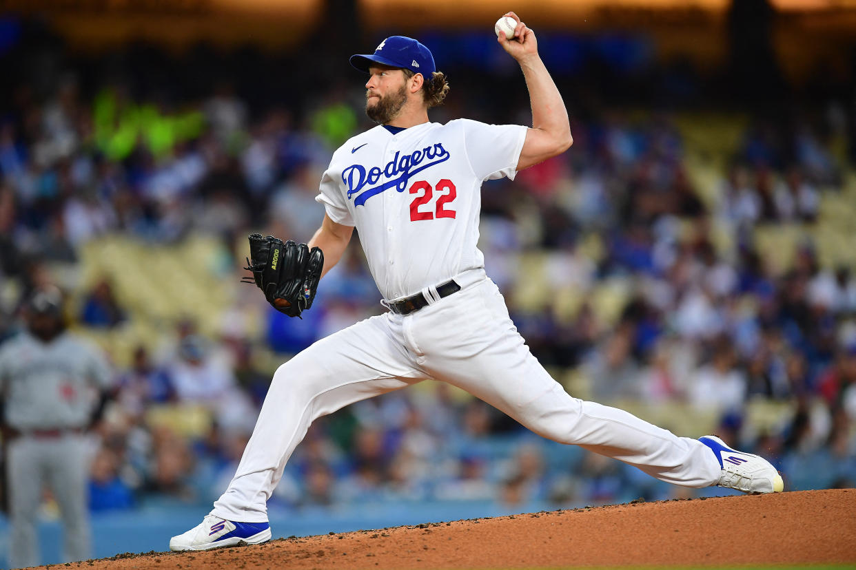 Kershaw took the loss after allowing two runs in four innings. He still has the option to go on the bereavement list. (Gary A. Vasquez/Reuters)