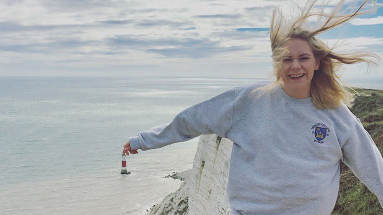 Kate Weissman at Beachy Head 