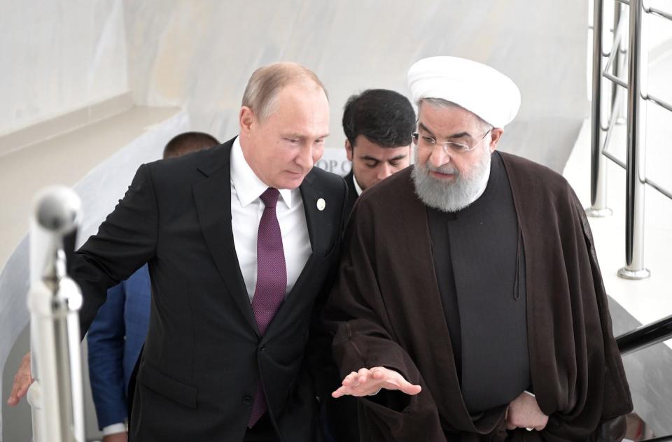 Vladimir Putin Russia Hassan Rouhani Iran