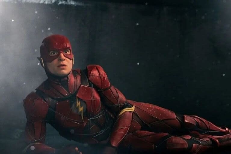 Ezra Miller en una escena de Flash