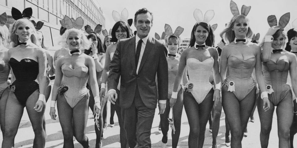 Hugh and the Playboy Bunnies