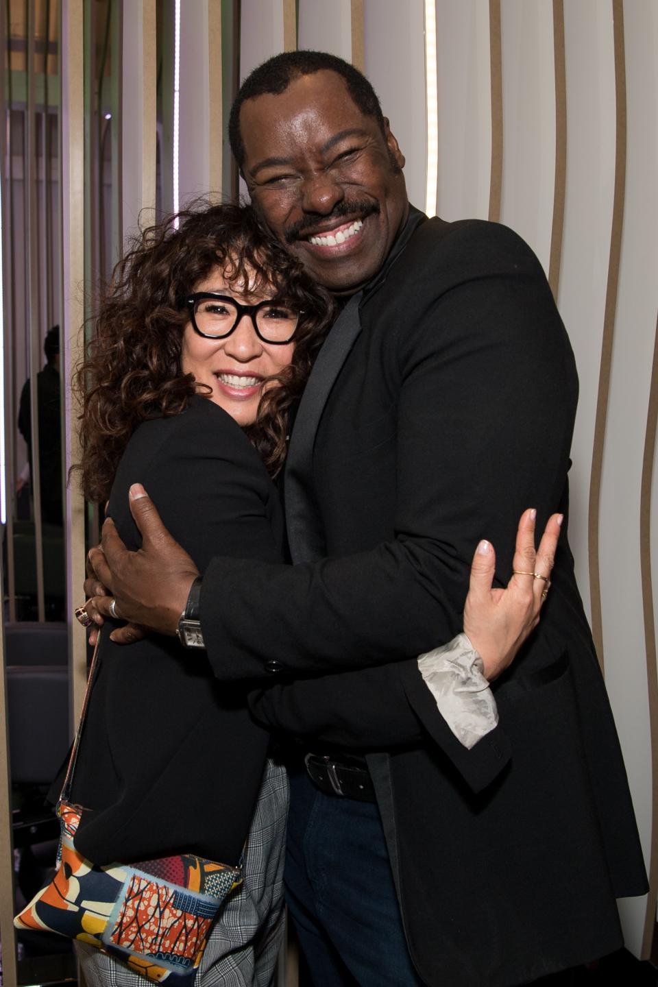Sandra Oh and Ted Gibson