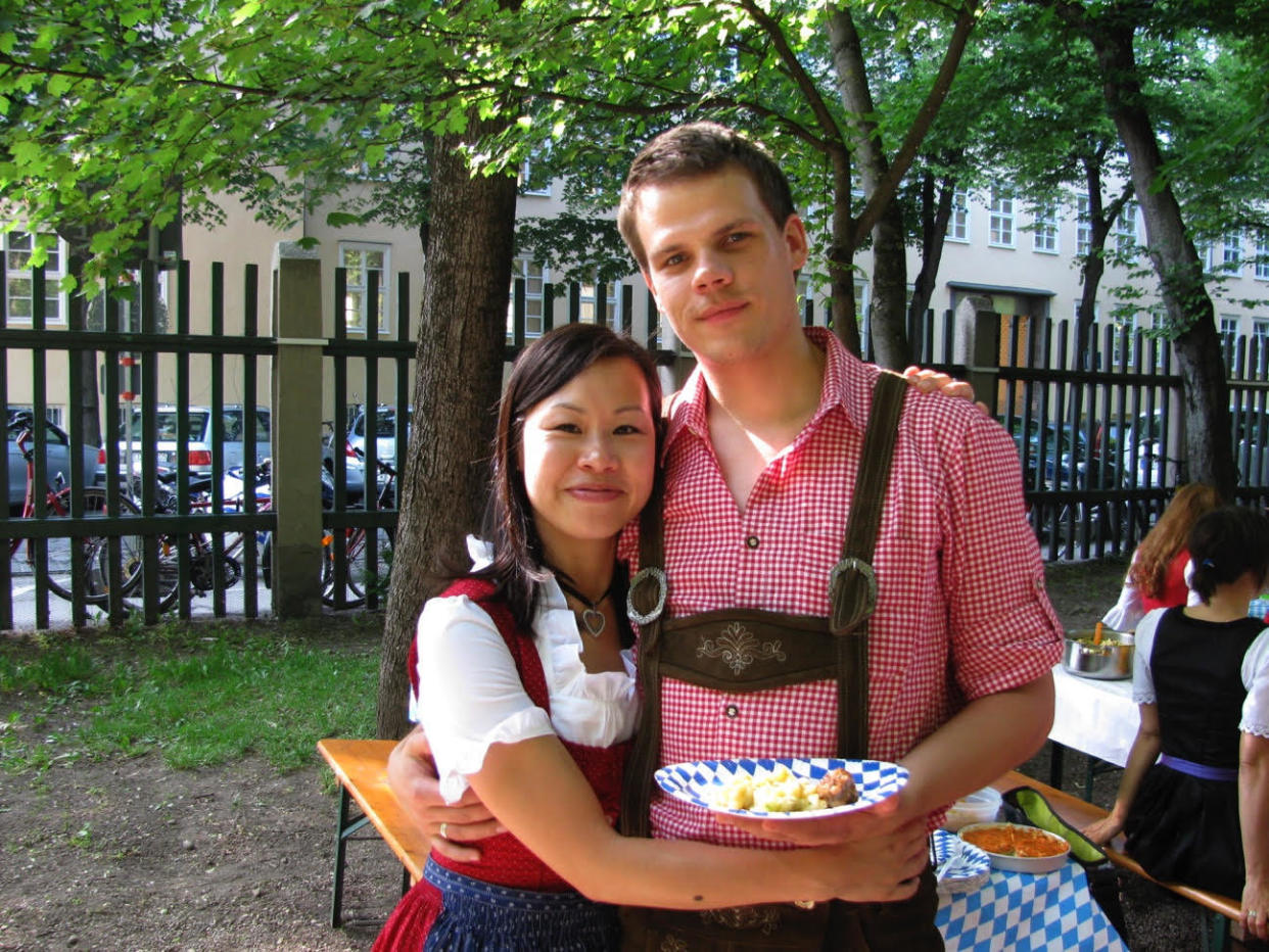 The author and her husband. (Photo: )