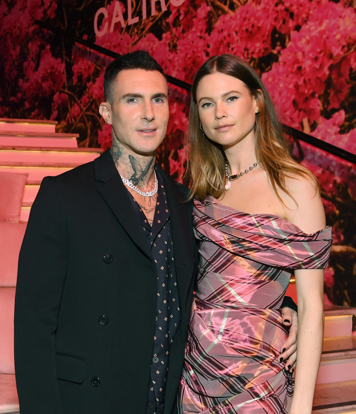 Adam Levine and Behati Prinsloo (Jon Kopaloff / Getty Images )