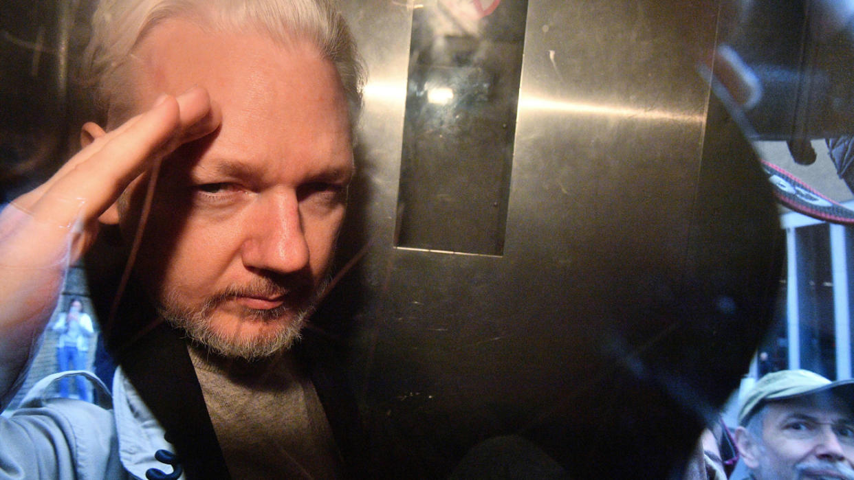 WikiLeaks founder Julian Assange. (Daniel Leal-Olivas/AFP via Getty Images)