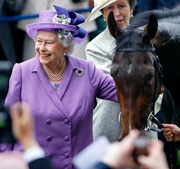 <div class="inline-image__caption"><p>Queen Elizabeth II pats her horse 'Estimate' after it won the Ascot Gold Cup on day 3 'Ladies Day' of Royal Ascot at Ascot Racecourse on June 20, 2013 in Ascot, England.</p></div> <div class="inline-image__credit">Max Mumby/Indigo/Getty Images</div>