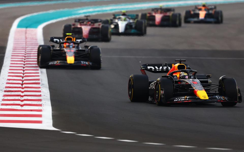 Abu Dhabi Grand Prix, F1 live: latest updates as Max Verstappen starts from pole - GETTY IMAGES