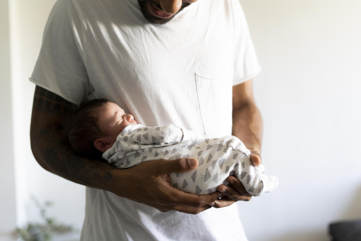 What do dads do on paternity leave? From bonding with baby to handling late-night feedings, fathers who have taken time off work after the birth of a child say the leave has been instrumental in connecting with their growing family. (Photo: Getty Creative)