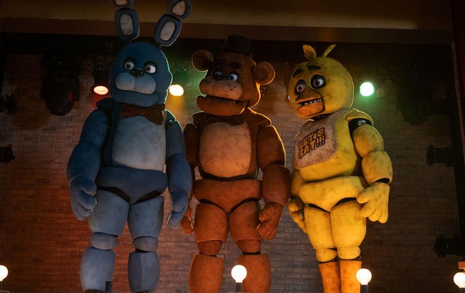 Así lucen los animatrónicos en la adaptación de Five Nights at Freddy's