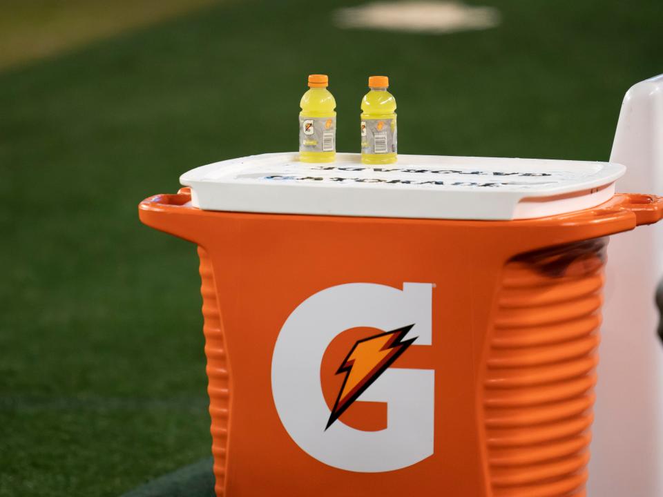 Modern Gatorade cooler.