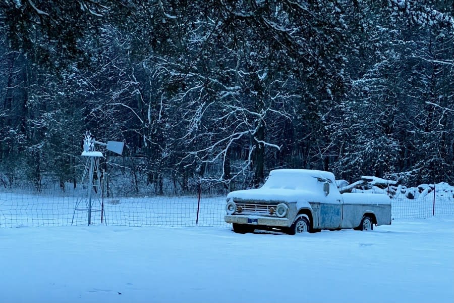 Snow at Rutherford/Wilson County line (Courtesy: Cindy Martin)