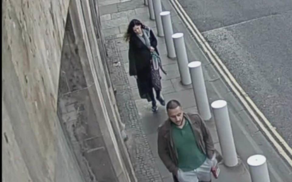 The couple were captured on CCTV - COPFS/PA