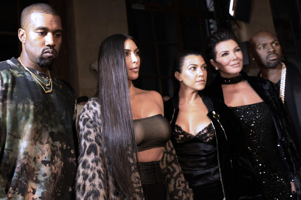 Kanye West, a pictorial stand-in for you keeping up with the Kardashians. (Photo: ALAIN JOCARD / Getty Images)