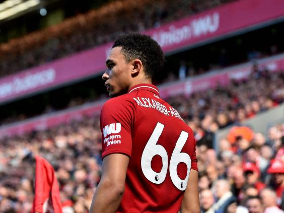 Alexander-Arnold has already made history at Liverpool (Liverpool FC via Getty Images)