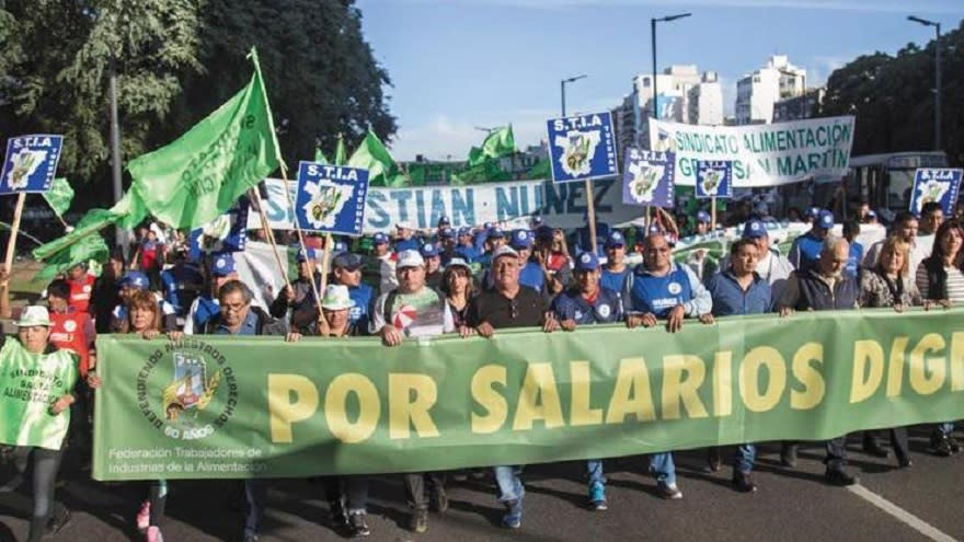 Hasta hoy, el gremio de trabajadores 