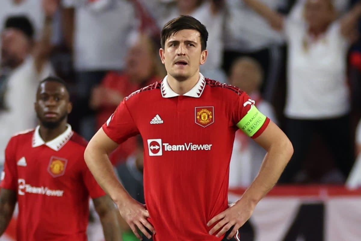 Manchester United defender Harry Maguire was again in the spotlight following a costly mistake against Sevilla (Isabel Infantes/PA) (PA Wire)