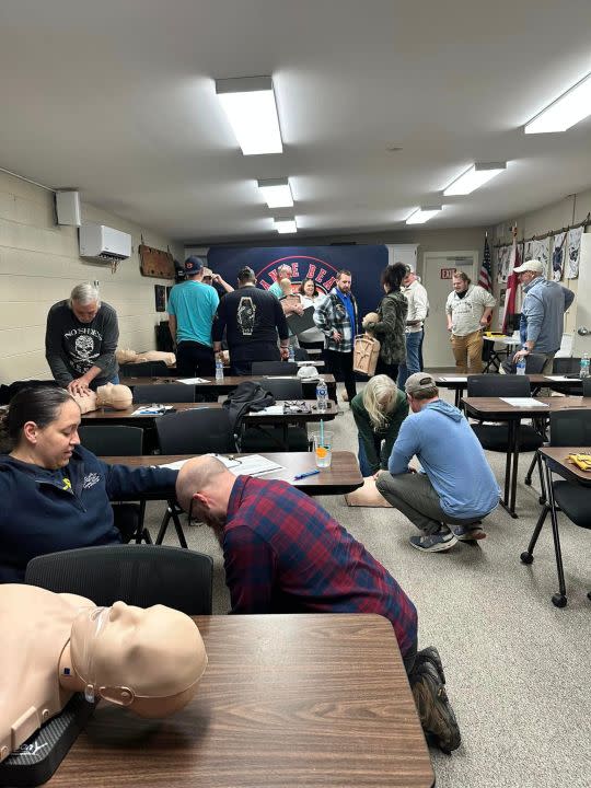 Orange Beach Fire Department CPR class 