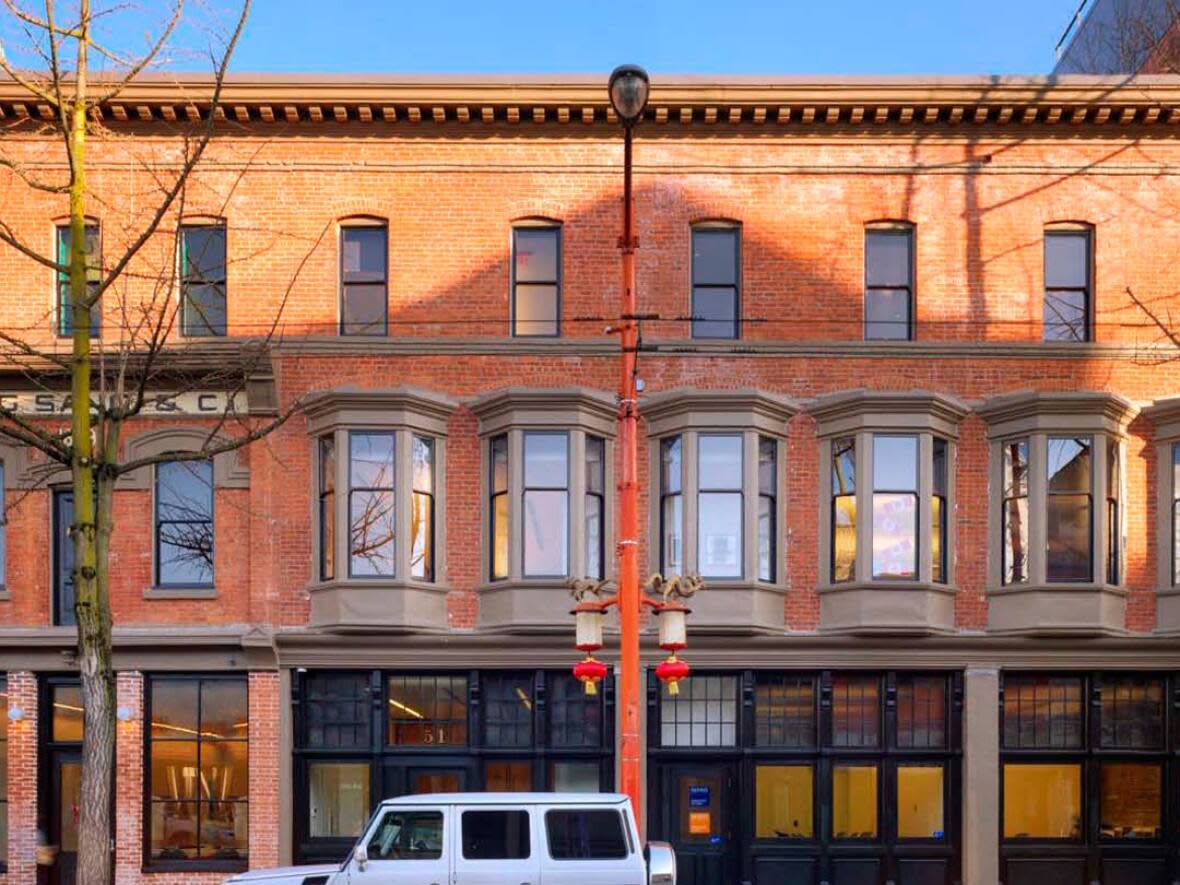 The Wing Sang Building in Chinatown in Vancouver, pictured in this undated handout photo, will soon be home to the Chinese Canadian Museum with funding from the province and real estate marketer Bob Rennie. (Handout by Rennie/The Canadian Press - image credit)