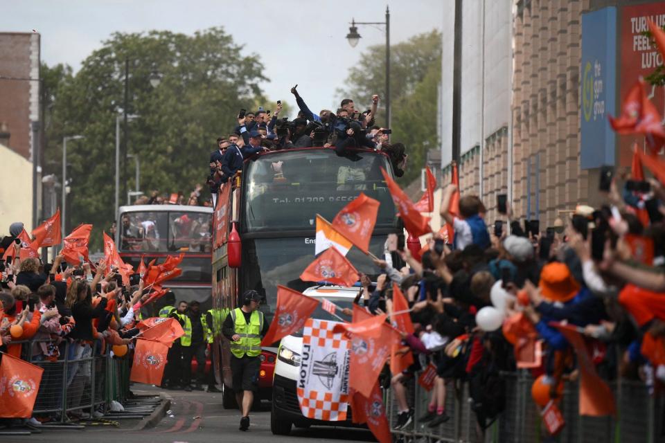 Luton will hope that Premier League football triggers a turn in the town's economic fortunes - getty