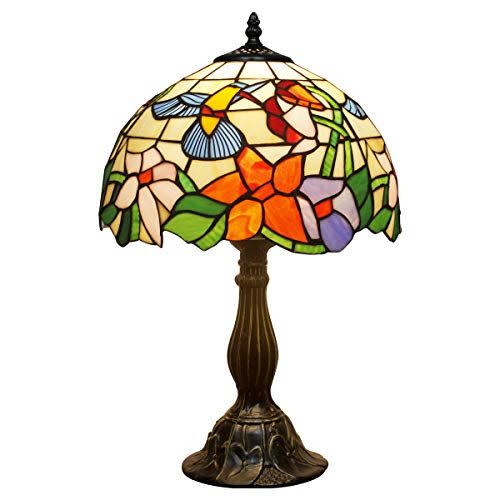 Hummingbird Stained Glass Tiffany Lamp