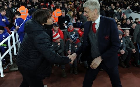 Conte doubts he could carry on as long in management as Arsene Wenger - Credit: ARSENAL FC