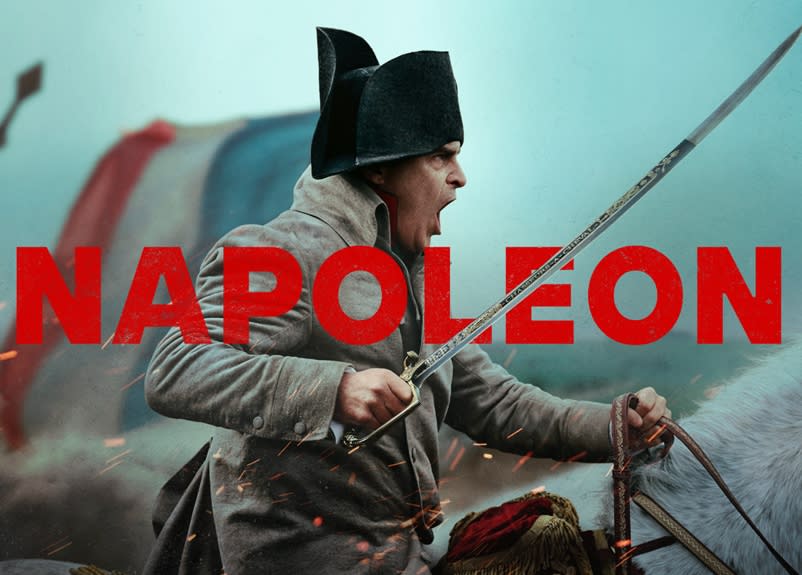  Napoleon at cinemas and on Apple TV Plus stars Joaquin Phoenix as the famous French military leader and is directed by Ridley Scott. 