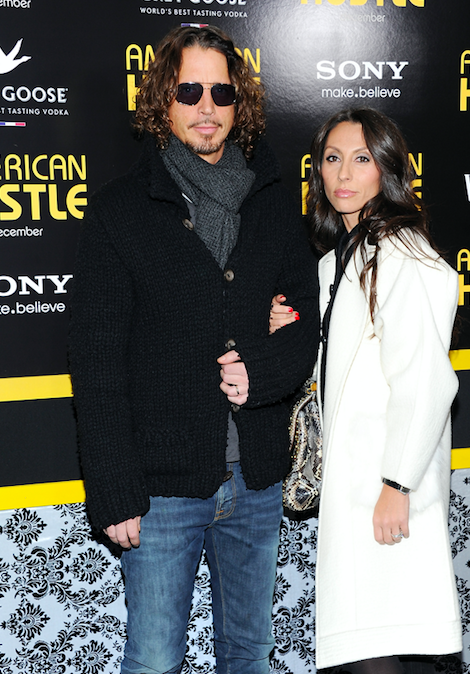 Chris Cornell and his wife Vicky. Photo: AAP