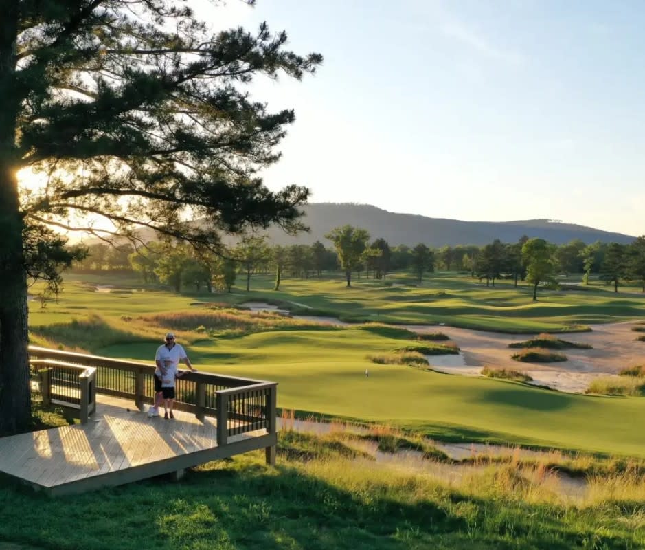 <p>This little-nine-holer-that-could located thirty minutes from Chattanooga, TN has become a certified cult favorite amongst the golferati (even Peyton Manning and Andy Roddick have invested). Some have called it “Augusta on acid” while others liken it to <em>Tin Cup</em> meets <em>Field of Dreams</em>. However you describe it, the ethos here is laid back (golfers can wear what they want and even bring their dog along), but the aura is bordering on spiritual. One visit, and you’ll understand what that means.</p>