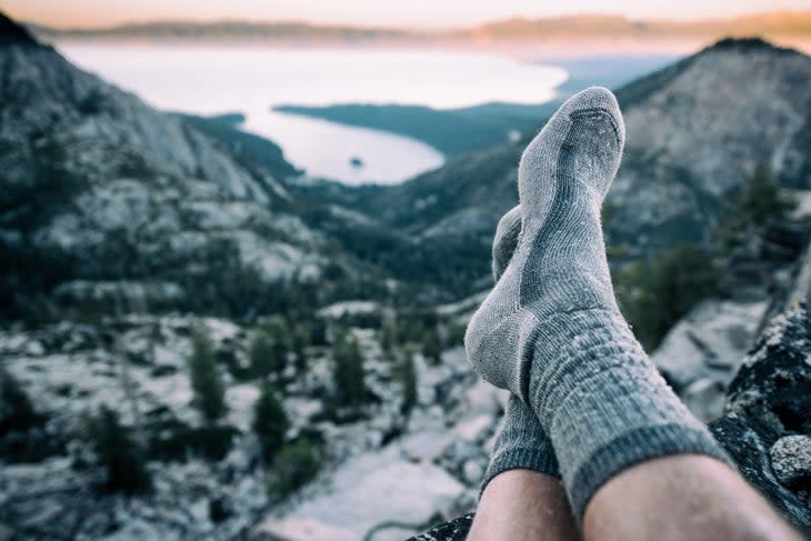 <span class="article__caption">Happy feet make a happy hiker. </span> (Photo: vernonwiley/iStock / Getty Images Plus)