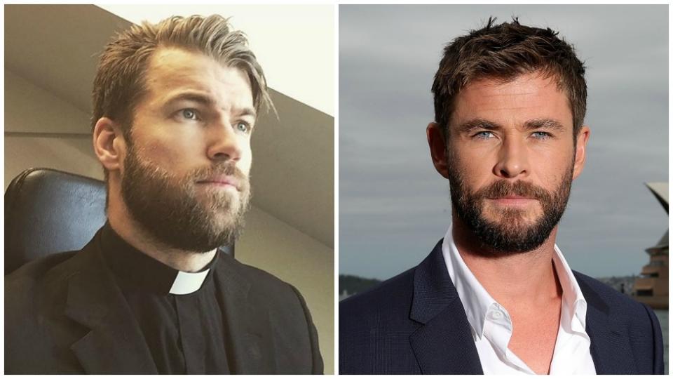 Ein schwedischer Pfarrer wurde mit dem australischen Sonnyboy Chris Hemsworth verglichen. Foto: Australscope/Getty Images