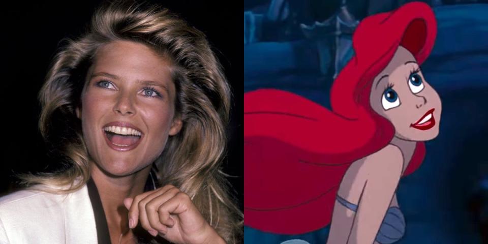 Christie Brinkley inspiration for Ariel.