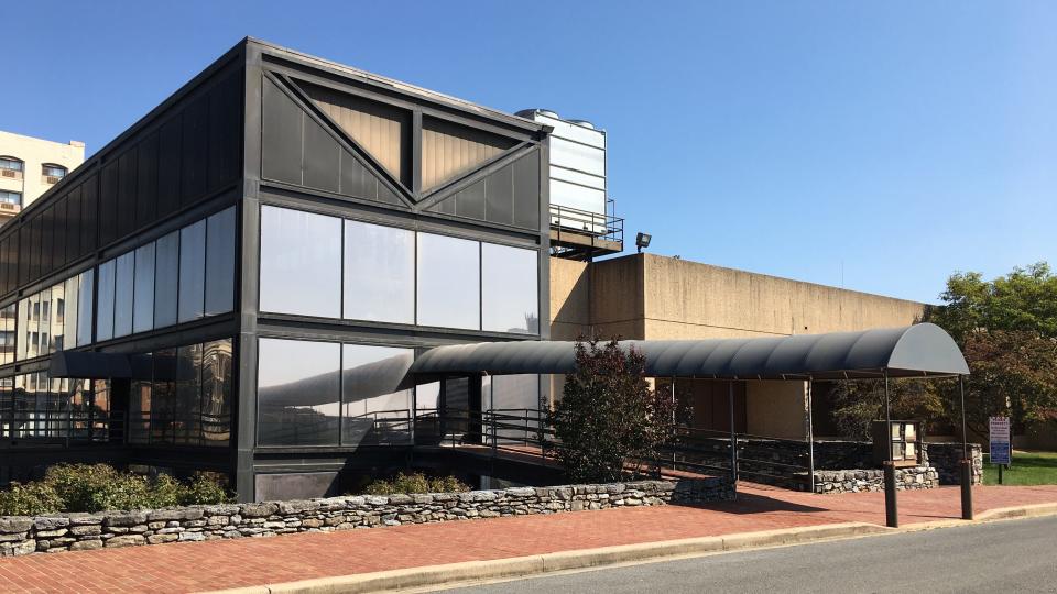 The former Herald-Mail building, pictured here outside the fence of an out-of-frame ballpark, was sold in a sale approved on October 3, 2023 by the Maryland Board of Public Works. According to a survey conducted in the Fall of 2023 by the regional press association MDDC, 67.53% of respondents preferred public notices to be published in their local newspaper and its website, when asked: “Do you prefer important public notices to be published in the local newspaper and its website or posted on a government-operated website?"