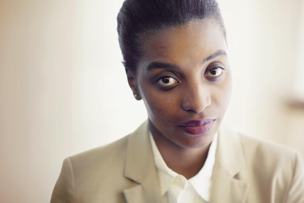 <span class="caption">Women of color rarely ascend to positions of leadership in higher education.</span> <span class="attribution"><a class="link " href="https://www.gettyimages.com/detail/photo/portrait-of-young-woman-looking-serious-in-office-royalty-free-image/1140744513?adppopup=true" rel="nofollow noopener" target="_blank" data-ylk="slk:FangXiaNuo/Getty Images;elm:context_link;itc:0;sec:content-canvas">FangXiaNuo/Getty Images</a></span>