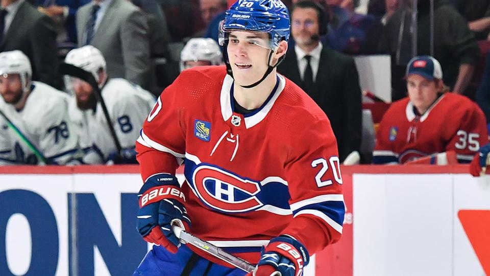 Juraj Slafkovsky, whom the Canadiens drafted No. 1 overall earlier this year, was suspended two games on Wednesday for driving Red Wings forward Matt Luff head-first into the boards with a check from behind on Tuesday night.