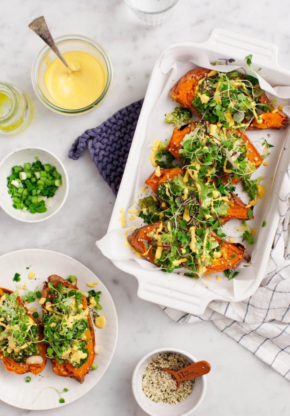 Twice Baked Sweet Potatoes