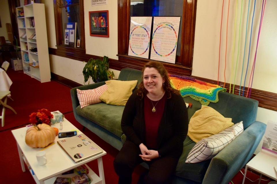 Shenandoah LGBTQ Center Director Emily Sproul poses at the center on Nov. 29, 2019. Sproul was selected as a 2019 News Leader "Newsmaker."