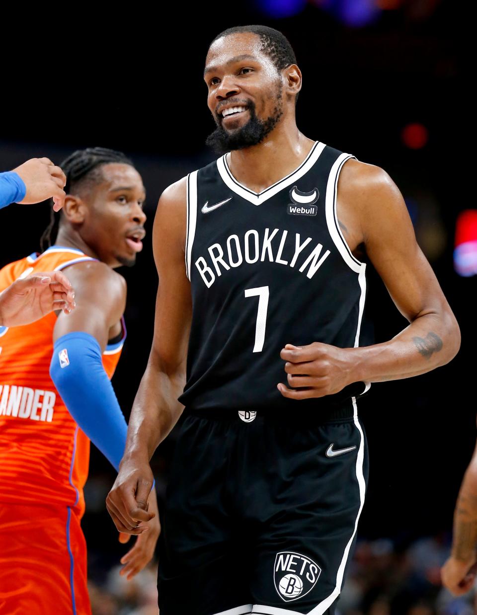 Kevin Durant wants a trade, but the Brooklyn Nets seem reluctant to accommodate him. SARAH PHIPPS/The Oklahoman