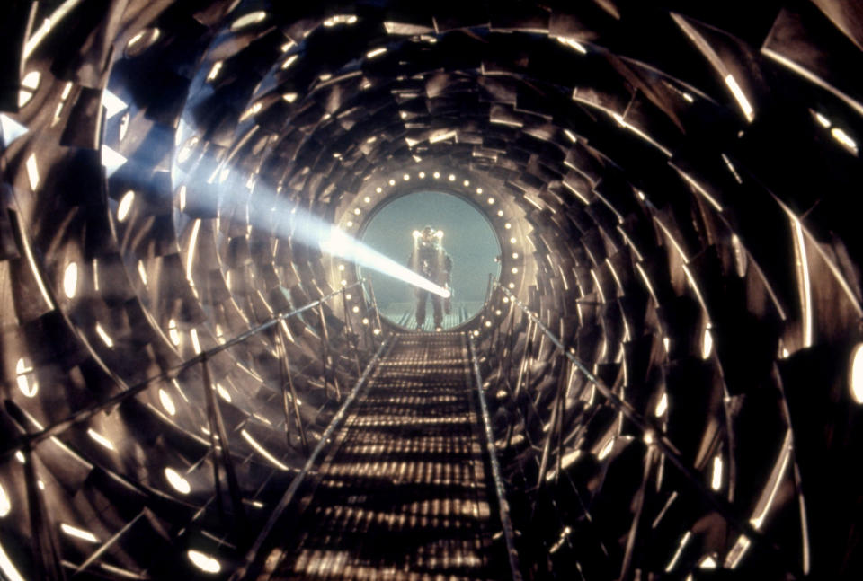 Captain Miller (Laurence Fishburne) investigates a spaceship in “Event Horizon” - Credit: ©Paramount/Courtesy Everett Collection